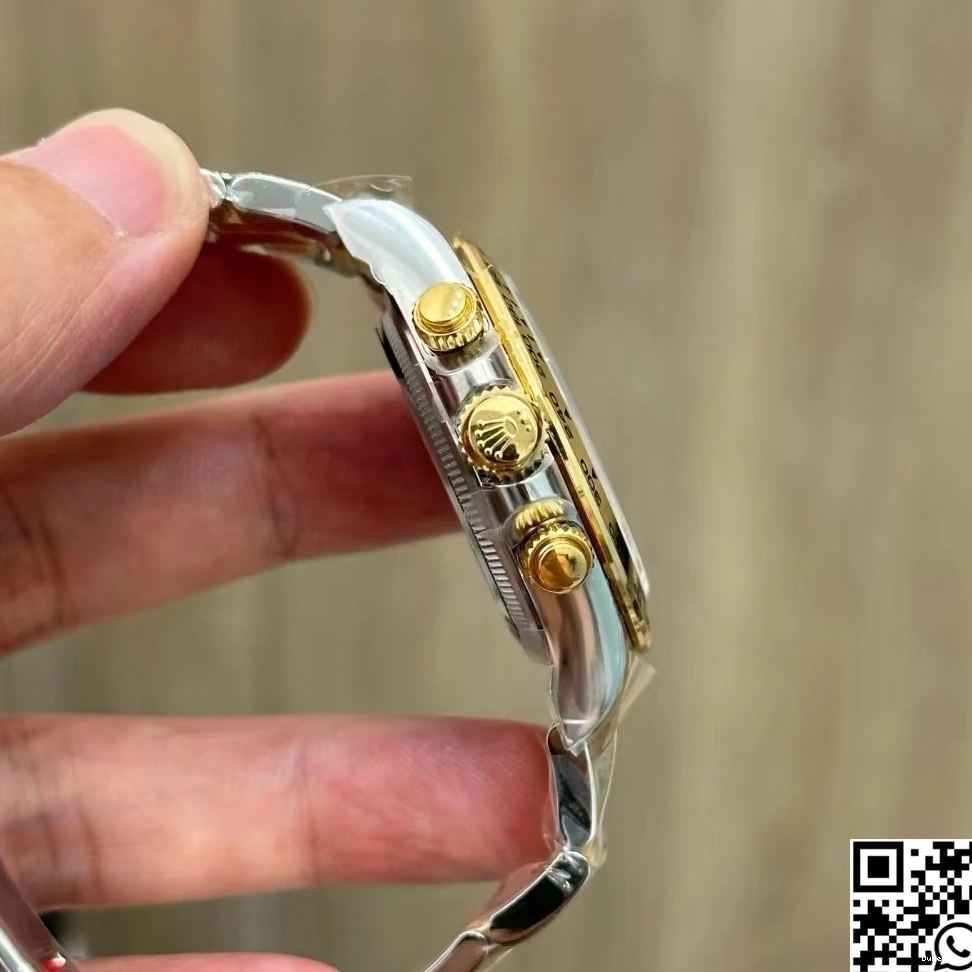 Rolex Daytona Clean Cosmograph Factory Gold Bezel M126503 0215